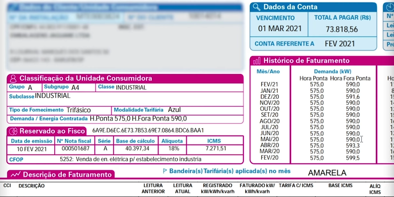 Você sabe o significado dos componentes da sua conta de luz ?