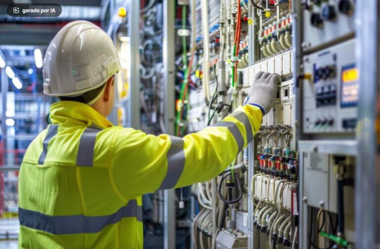 rede eletrica e um profissional