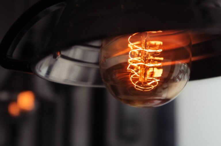 Lampada com energia